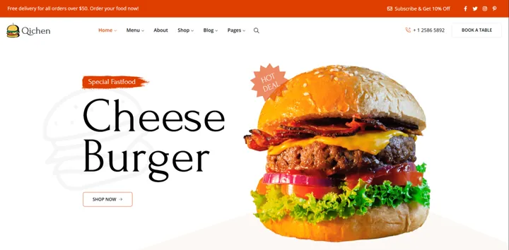 Site web Qchen conçu par We Elevo